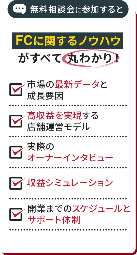 FCに関するノウハウが丸わかり