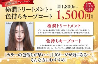 2026年1月のキャンペーンのお知らせ